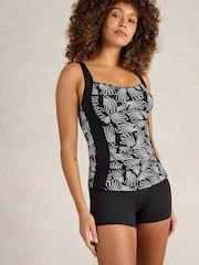 White Stuff Black Splash Tankini - Image 2 of 4