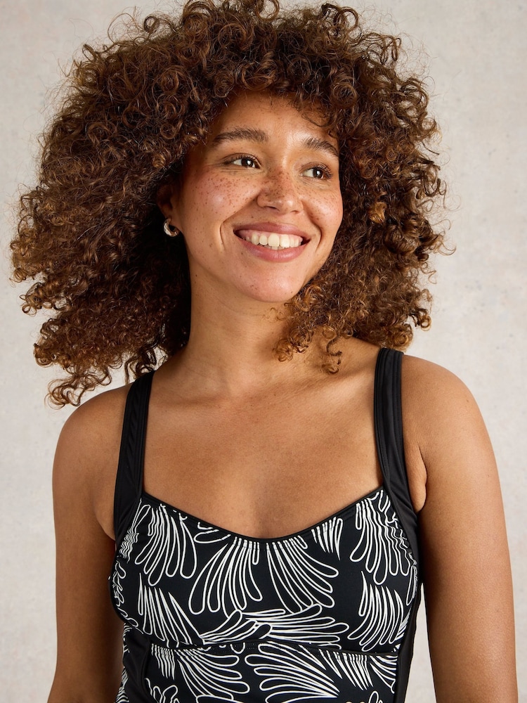White Stuff Black Splash Tankini - Image 4 of 4