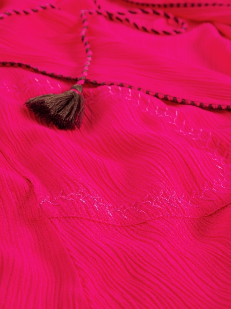White Stuff Maggie Beach Cover-up magenta - Image 6 of 6
