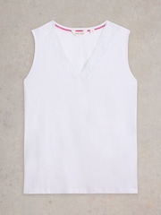 White Stuff White Ellie Lace Vest - Image 5 of 6