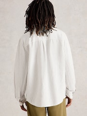 White Stuff Natural Keswick Stripe Linen Shirt - Image 2 of 6