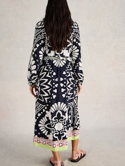 White Stuff Blue Liv Midi Dress - Image 2 of 6