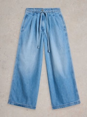 White Stuff Blue Sasha Wide Leg Jeans - Image 5 of 6