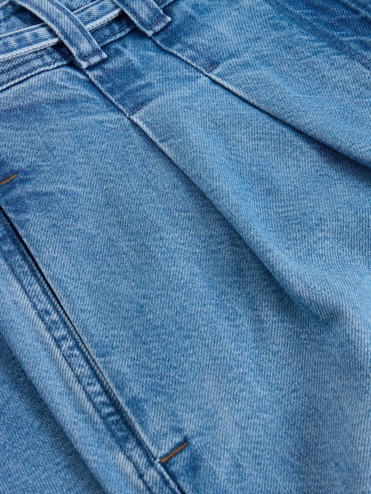White Stuff Blue Sasha Wide Leg Jeans - Image 6 of 6