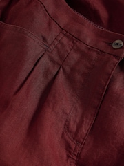White Stuff Red Rowena 100% Linen Trousers - Image 6 of 6