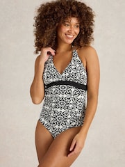 White Stuff Black Sunshine Reversible Swimsuit - Image 2 of 7