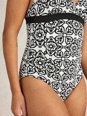 White Stuff Black Sunshine Reversible Swimsuit - Image 4 of 7