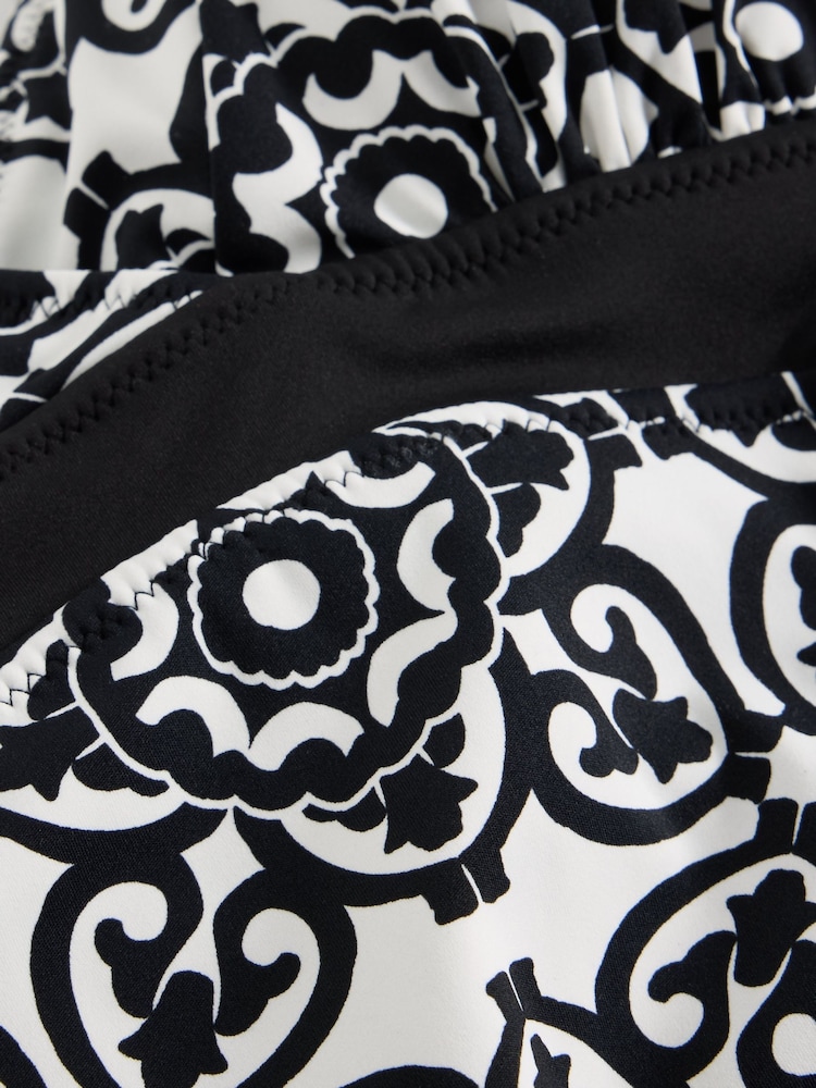 White Stuff Black Sunshine Reversible Swimsuit - Image 7 of 7