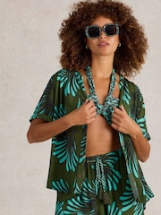 White Stuff Green Sloane Shirt - Image 2 of 7