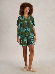 White Stuff Green Sloane Shirt - Image 4 of 7