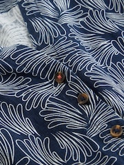 White Stuff Blue Linen Dress - Image 6 of 6
