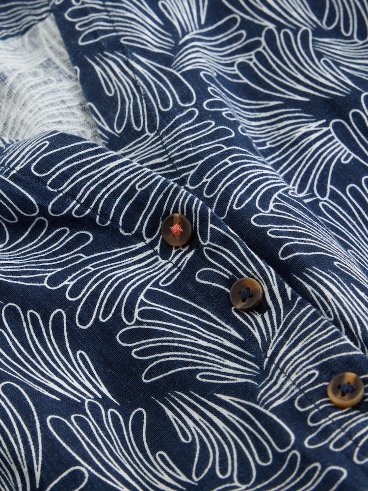 White Stuff Blue Linen Dress - Image 6 of 6