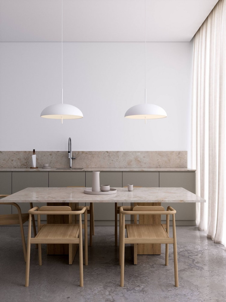 Nordlux White Versale 35 Pendant Large Ceiling Light - Image 1 of 3