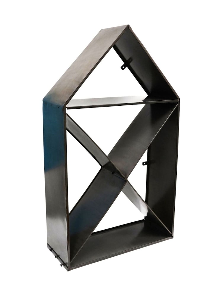 Ivyline Zinc House Sculptural Garden Log Storage - Image 5 of 5 Ivyline Zinc House Sculptural Garden Log Storage - Image 5 of 5