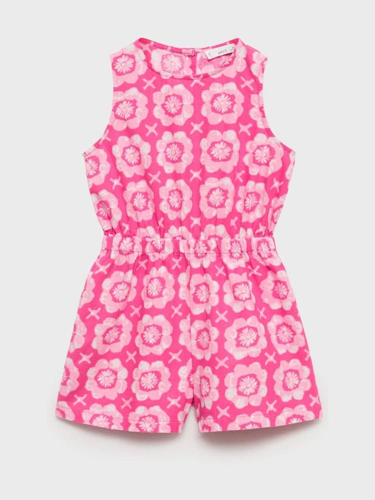 Mango Pink Floppy One Piece Suit - Image 1 of 3 Mango Pink Floppy One Piece Suit - Image 1 of 3