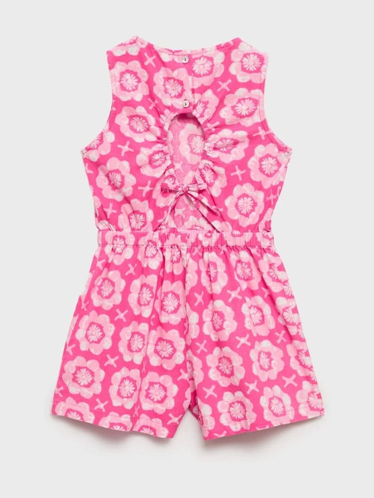 Mango Pink Floppy One Piece Suit - Image 2 of 3 Mango Pink Floppy One Piece Suit - Image 2 of 3