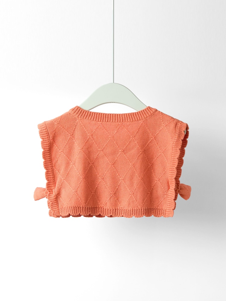 JoJo Maman Bébé Dress & Knitted Vest Set - Bild 8 von 8