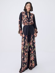 Raishma Viviana Floral Maxi Jumpsuit with Pockets - Imagen 1 de 3