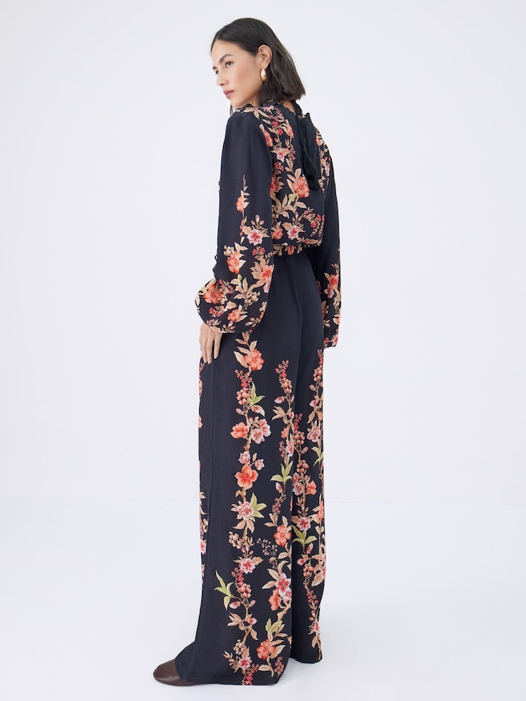 Raishma Viviana Floral Maxi Jumpsuit with Pockets - Imagen 2 de 3