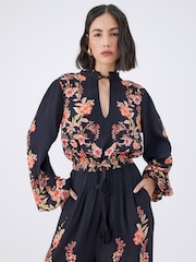 Raishma Viviana Floral Maxi Jumpsuit with Pockets - Imagen 3 de 3