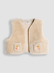 JoJo Maman Bébé Embroidered Dress & Gilet Set - Bild 11 von 15