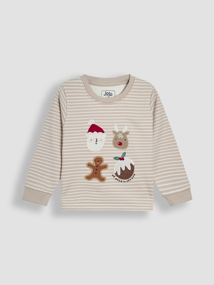 Natur/Braun - Jojo Maman Bébé Weihnachtssocken 3 Packung - Bild 2 von 6