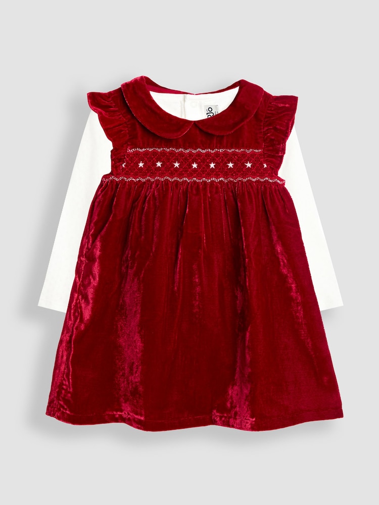 JoJo Maman Bébé Red Dress - Image 1 of 6