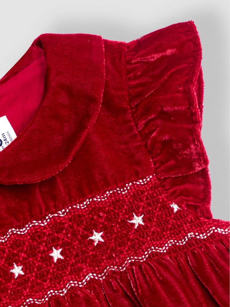 JoJo Maman Bébé Red Dress - Image 6 of 6