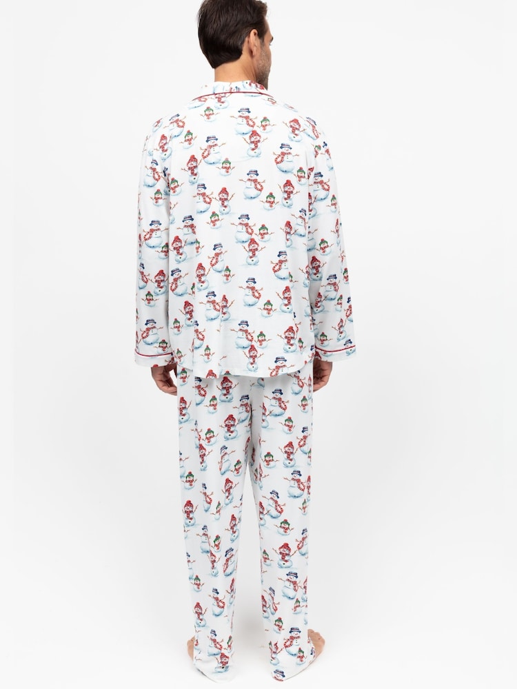 Cyberjammies Red Printed Long Sleeve Jersey Pyjamas Set - Image 2 of 4