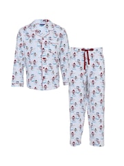 Cyberjammies Red Printed Long Sleeve Jersey Pyjamas Set - Image 4 of 4