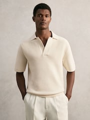 Reiss Off White Langton Polo Shirt - Image 1 of 8