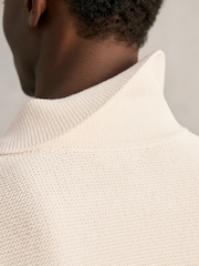 Reiss Off White Langton Polo Shirt - Image 5 of 8
