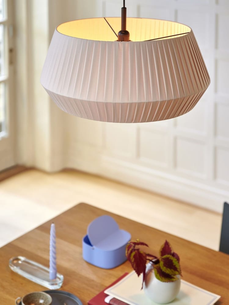 Nordlux Beige Dicte 40 Pendant Large Ceiling Light - Image 1 of 6