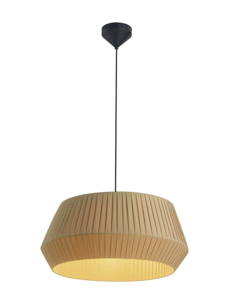 Nordlux Beige Dicte 40 Pendant Large Ceiling Light - Image 2 of 6