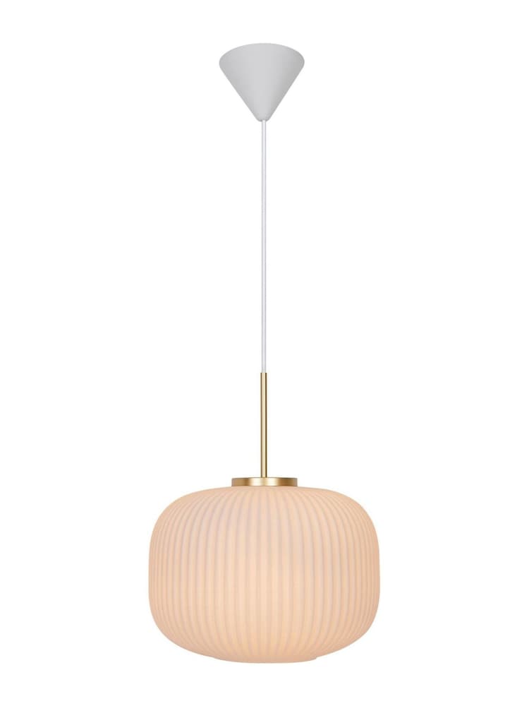 Nordlux Opal White Milford 30 Pendant Ceiling Light - Image 1 of 3