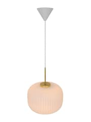 Nordlux Opal White Milford 30 Pendant Ceiling Light - Image 2 of 3