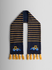 JoJo Maman Bébé Blue Digger Scarf - Image 1 of 4