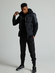 Colete Zavetti Canada Rovino Puffer preto - Imagem 2 de 5