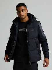Colete Zavetti Canada Rovino Puffer preto - Imagem 3 de 5