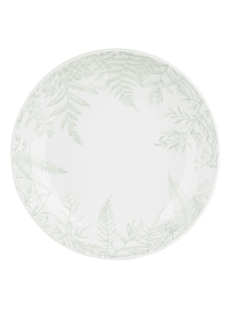 Mary Berry Set of 4 Green Botanical Pasta Bowls - Image 1 of 2