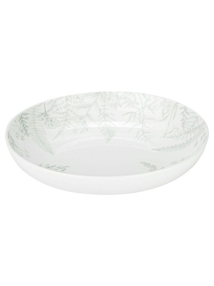Mary Berry Set of 4 Green Botanical Pasta Bowls - Image 2 of 2