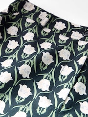 Mint Velvet Black Floral Print Capri Trousers - Image 8 of 8