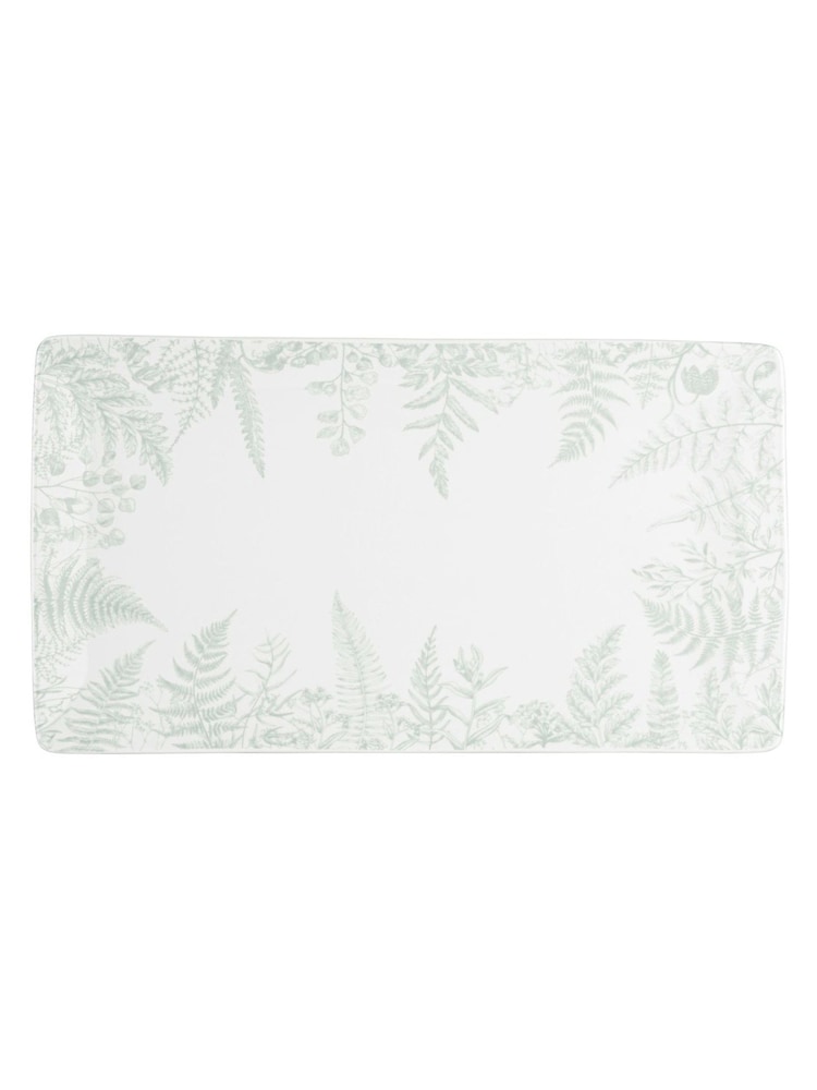 Mary Berry Green Botanical Rectangular Platter - Image 1 of 2