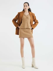River Island Brown Button Up Cardigan - Image 3 of 6