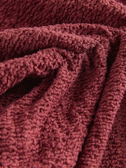Red Sleeveless Textured V-Neck Top - Image 7 of 8