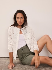 Mint Velvet Chinos Utility Shorts - Imagen 1 de 7