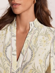 Mint Velvet Yellow Floral Print Maxi Dress - Image 3 of 7
