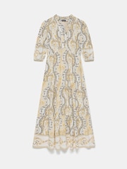 Mint Velvet Yellow Floral Print Maxi Dress - Image 6 of 7