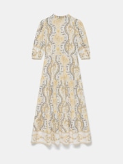 Mint Velvet Yellow Floral Print Maxi Dress - Image 7 of 7