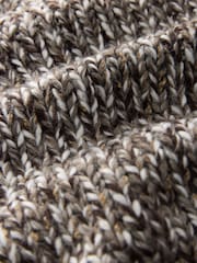 Brown Multi Twist Knitted Cardigan With Wool - Image 3 of 3